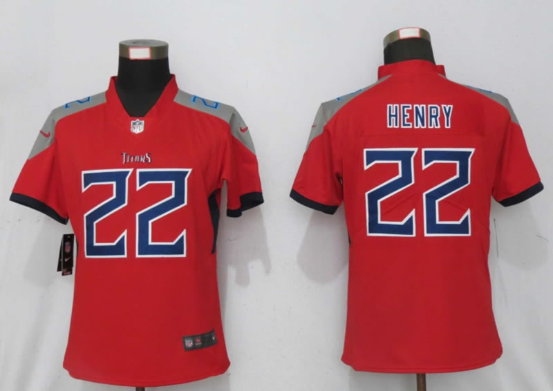 Women Nike Tennessee Titans 22 Henry Red Vapor Untouchable Limited Jersey,We sell and wholesale Women Nike Tennessee Titans 22 Henry Red Vapor Untouchable Limited Jersey on line form chian!